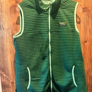 L.L. Bean Forest Green Padded Vest